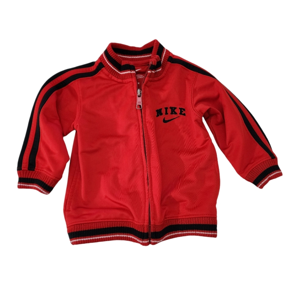 Red Nike track jacket 12 months